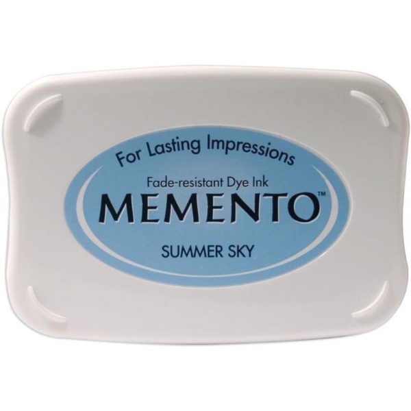 Memento Summer Sky Ink Pad  Ink Pads and Embossing Powders
